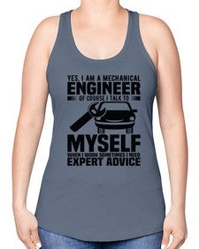 Yes I Am A Mechanical Style 1671# - engineer -Racerback Tank