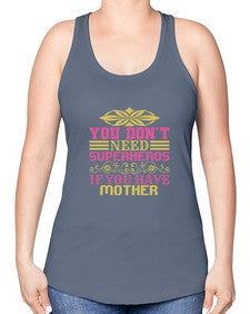 You dont need 270# - cartoon super hero -Racerback Tank