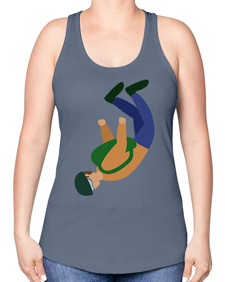 all in one 03# - parachute -Racerback Tank