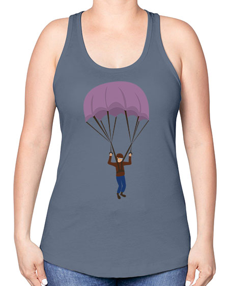 all in one 10# - parachute -Racerback Tank