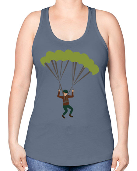 all in one 11# - parachute -Racerback Tank