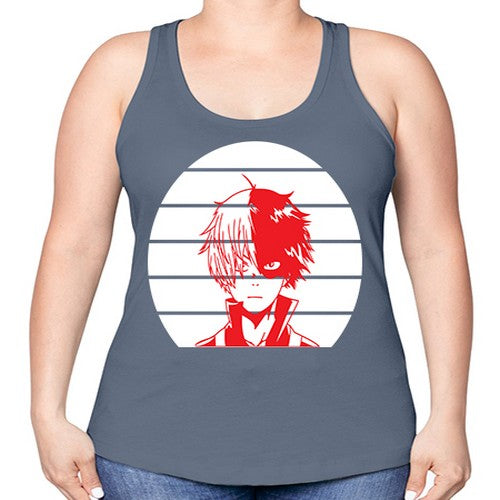 anime art 195# - anime -Racerback Tank
