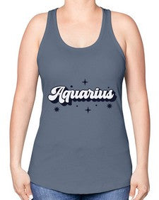 aquarius 82# - aquarius -Racerback Tank