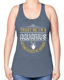 aquarius 87# - aquarius -Racerback Tank