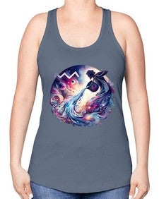 aquarius 89# - aquarius -Racerback Tank