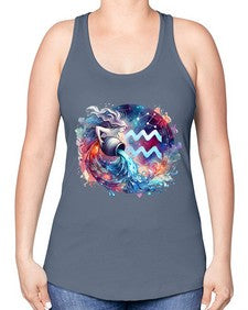 aquarius 90# - aquarius -Racerback Tank