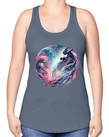 aquarius 91# - aquarius -Racerback Tank