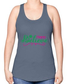 believe 50# - unicorn -Racerback Tank
