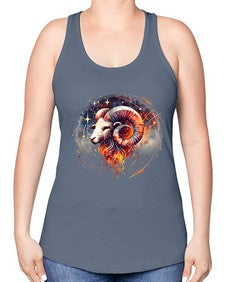 capricorn 214# - capricorn -Racerback Tank