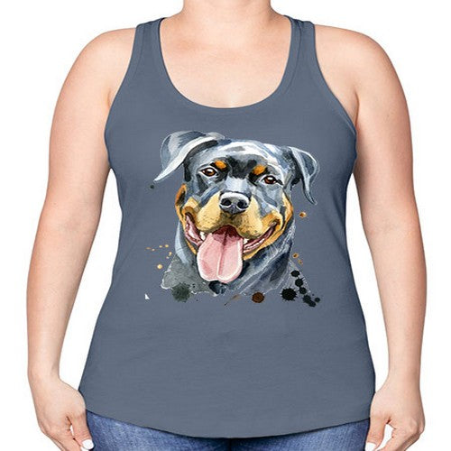 dog 109# - dogs -Racerback Tank