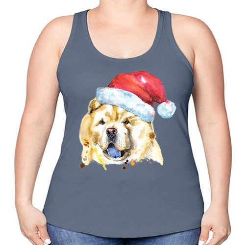 dog hat 102# - dogs -Racerback Tank