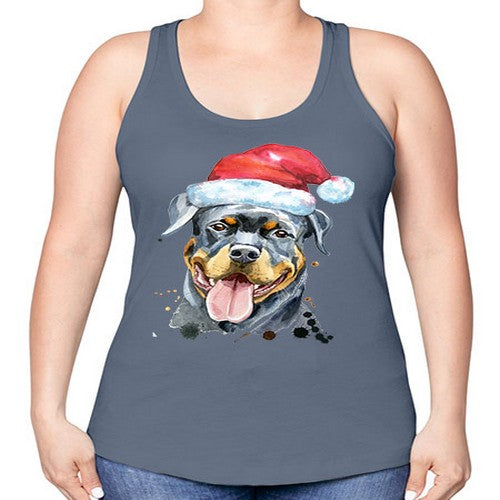 dog hat 110# - dogs -Racerback Tank
