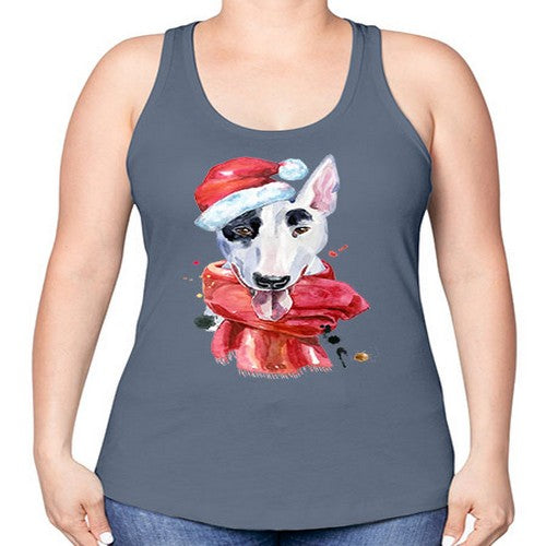 dog hat scarf 112# - dogs -Racerback Tank