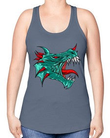 dragon 174# - dragon -Racerback Tank