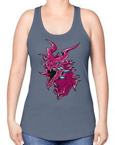 dragon 177# - dragon -Racerback Tank