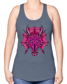 dragon 178# - dragon -Racerback Tank
