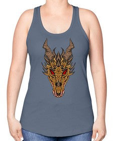 dragon 179# - dragon -Racerback Tank