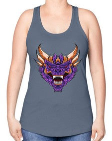 dragon 183# - dragon -Racerback Tank