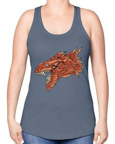 dragon 184# - dragon -Racerback Tank