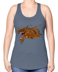 dragon 187# - dragon -Racerback Tank