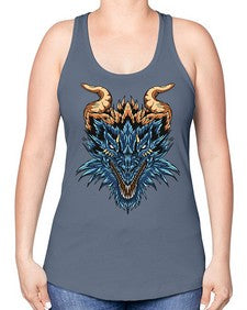 dragon 189# - dragon -Racerback Tank