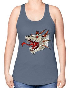 dragon 191# - dragon -Racerback Tank