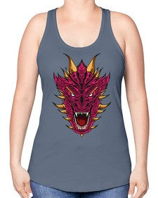dragon 194# - dragon -Racerback Tank