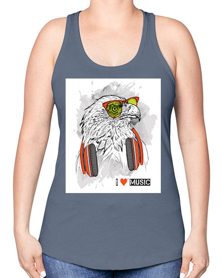 eagle 1# - birds -Racerback Tank