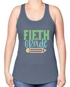 fifth grade 59# - fifth grade -Racerback Tank