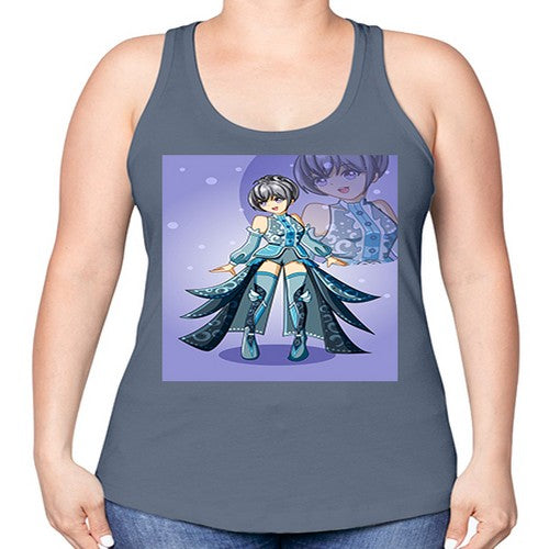 game of beautiful girl140# - anime -Racerback Tank