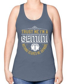 gemini 245# - gemini -Racerback Tank