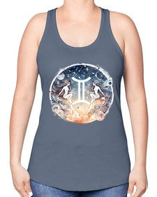 gemini 247# - gemini -Racerback Tank