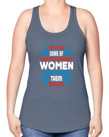 god found the strongest Style 824# - nurse -Racerback Tank