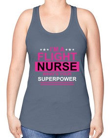 i am flight nurse what s 855# - nurse -Racerback Tank