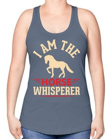 i am the horse whisperer Style 3# - horse -Racerback Tank