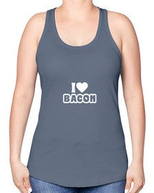 i bacon 1076# - bacon -Racerback Tank