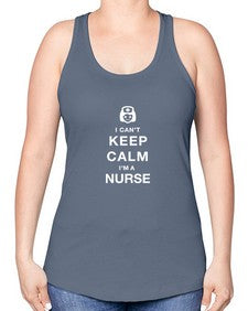 i can t keep calm nurse 870# - nurse -Racerback Tank