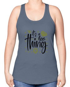 its a Leo thing 267# - leo -Racerback Tank