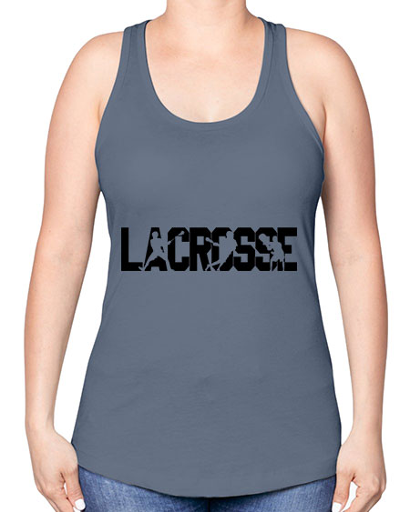 lacrosse 1# - lacrosse -Racerback Tank