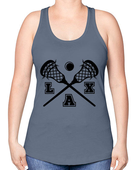 lax 12# - lacrosse -Racerback Tank