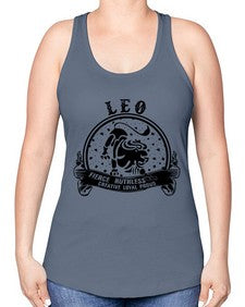 leo 17# - leo -Racerback Tank