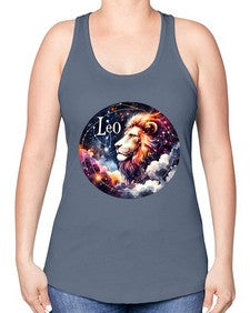 leo 301# - leo -Racerback Tank