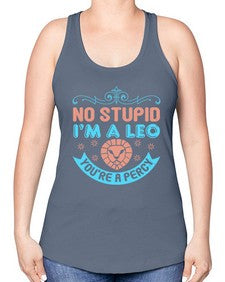 leo 306# - leo -Racerback Tank