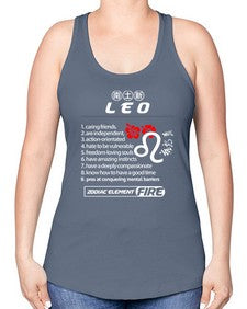 leo 307# - leo -Racerback Tank