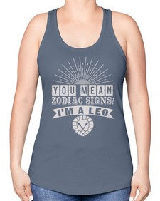 leo 309# - leo -Racerback Tank