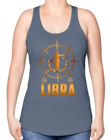 libra 135# - libra -Racerback Tank