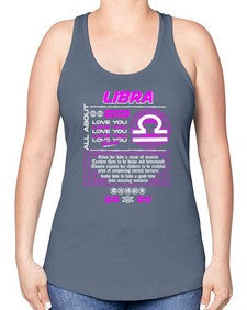 libra 339# - libra -Racerback Tank