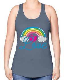 love 276# - unicorn -Racerback Tank