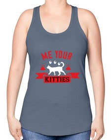me your kitties Style 68# - cats -Racerback Tank