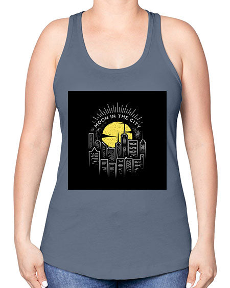 mooninthecity 2# - moon -Racerback Tank
